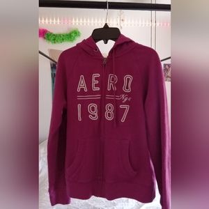 Aero 1987 zip up+fit and flare sweats